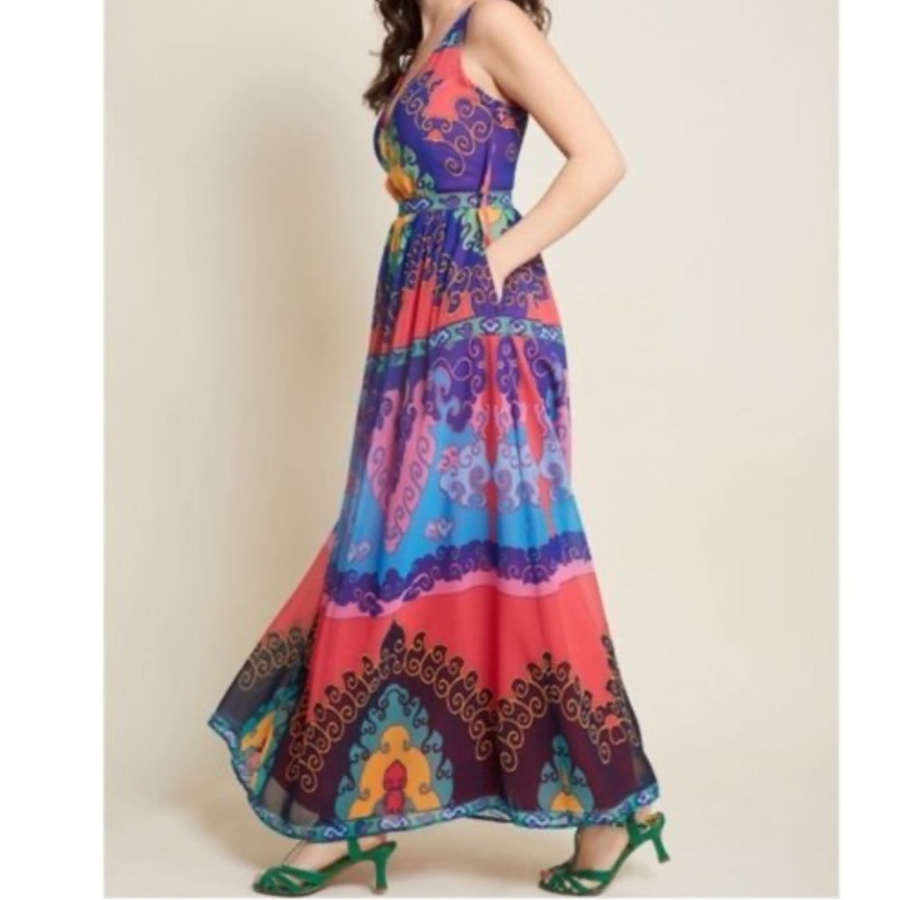Modcloth Muster the Length Maxi  Dress